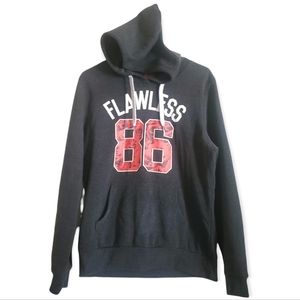 Against All Odds Womens XL Gray "Flawless 86" Crewneck Drawstring Hoodie